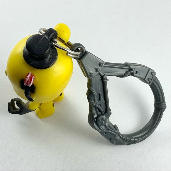 Five Nights at Freddys Golden Freddy Keychain Backpack Clip yellow 2015 Scott C - Picture 7 of 11
